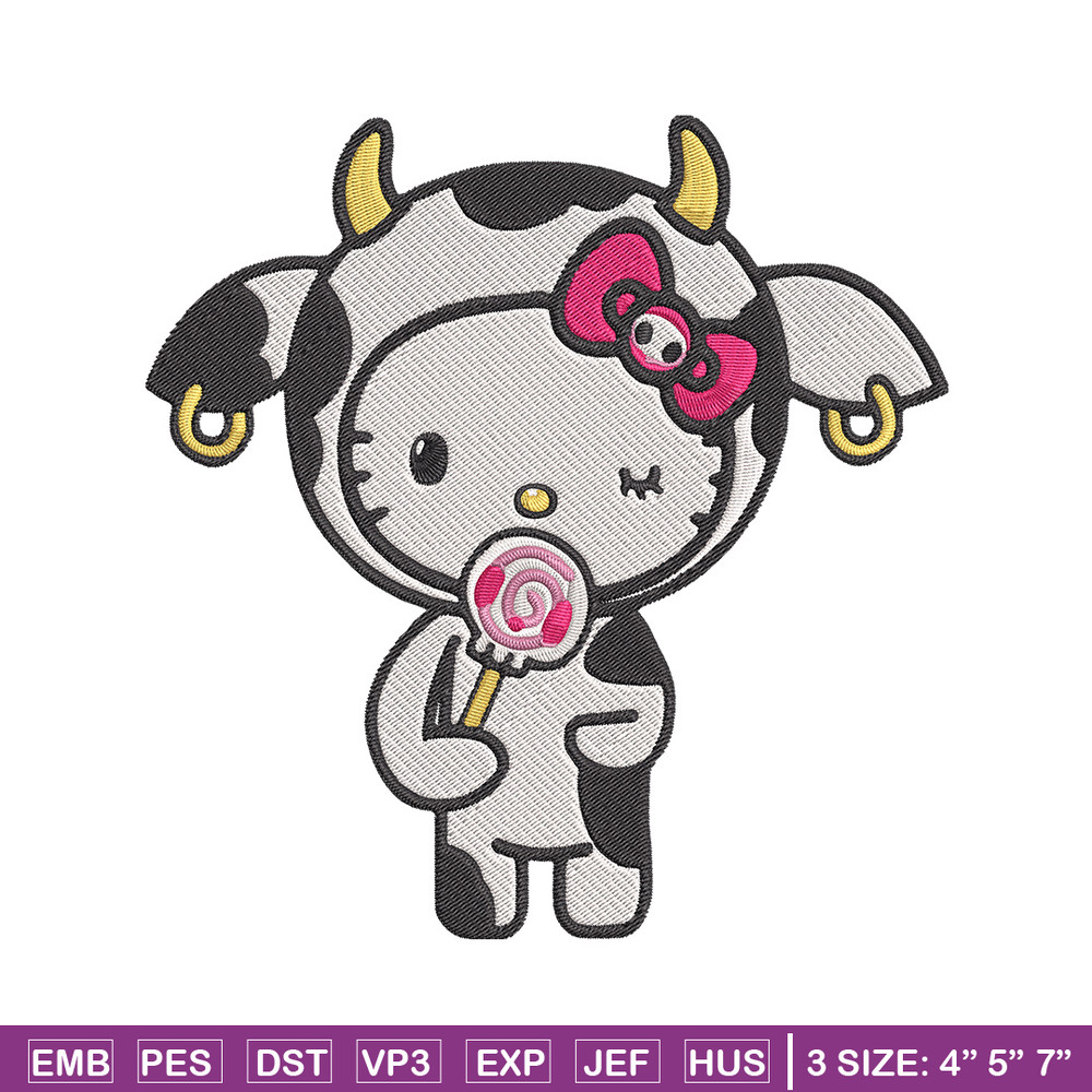 Hello kitty cow Embroidery Design, Hello kitty Embroidery, Embroidery File,Anime Embroidery,Anime shirt,Digital download.jpg