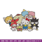 Hello Kitty friends Embroidery Design, Hello kitty Embroidery, Embroidery File, Anime Embroidery, Digital download.jpg