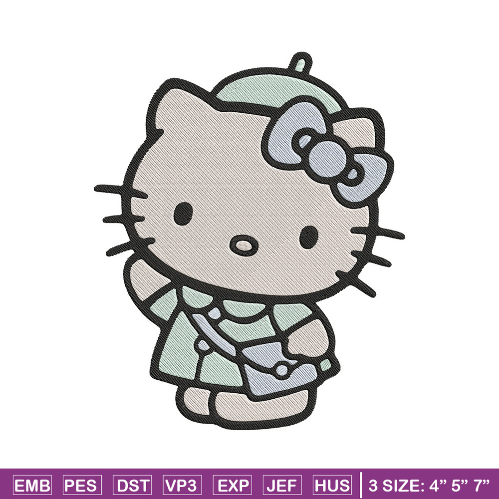 Hello Kitty girl Embroidery Design, Hello kitty Embroidery, Embroidery File, Anime Embroidery, Digital download.jpg
