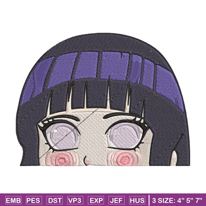 Hinata chibi Embroidery Design, Naruto Embroidery, Embroidery File, Anime Embroidery, Anime shirt, Digital download.jpg