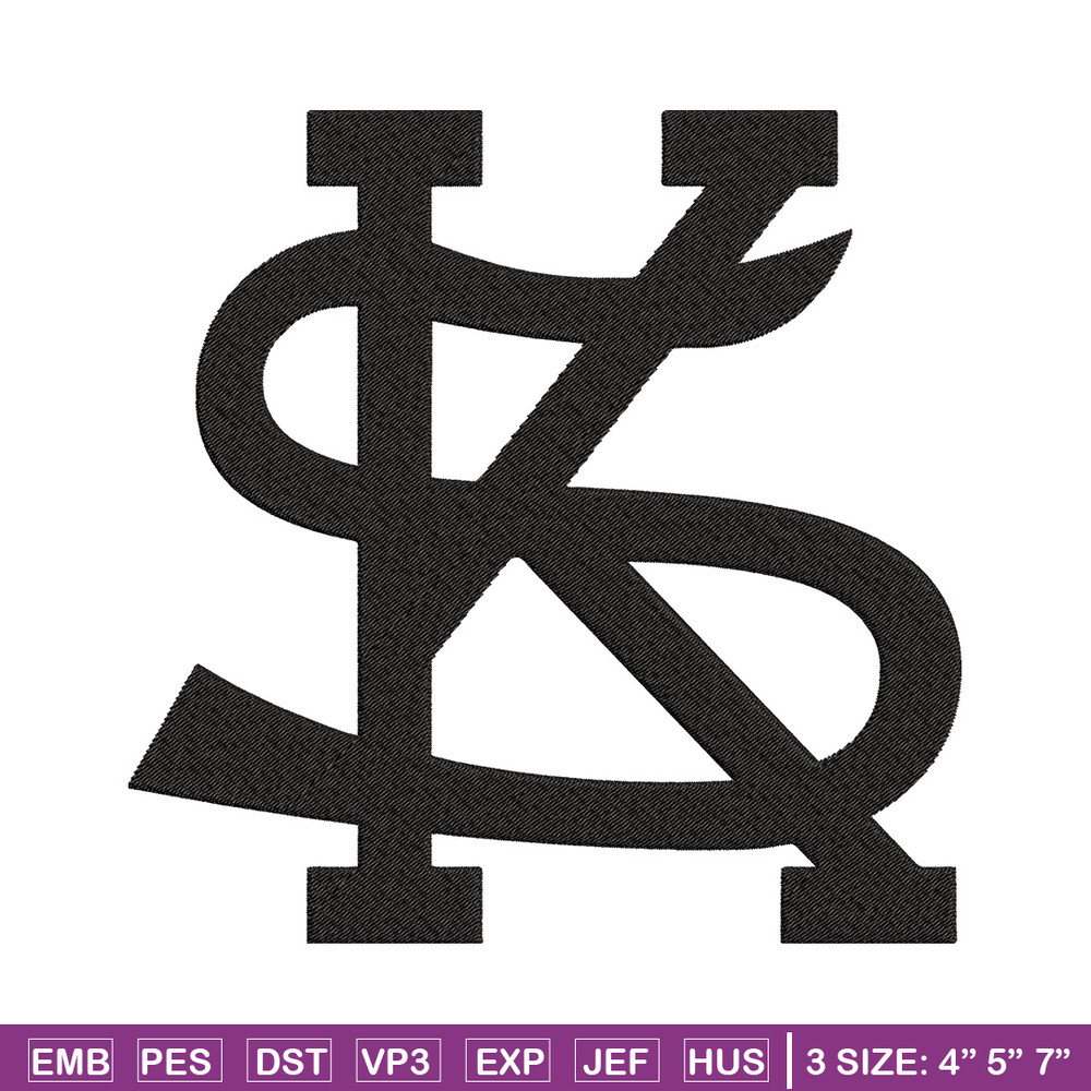Kennesaw State logo embroidery design, Logo embroidery, Sport embroidery, logo sport embroidery, Embroidery design.jpg