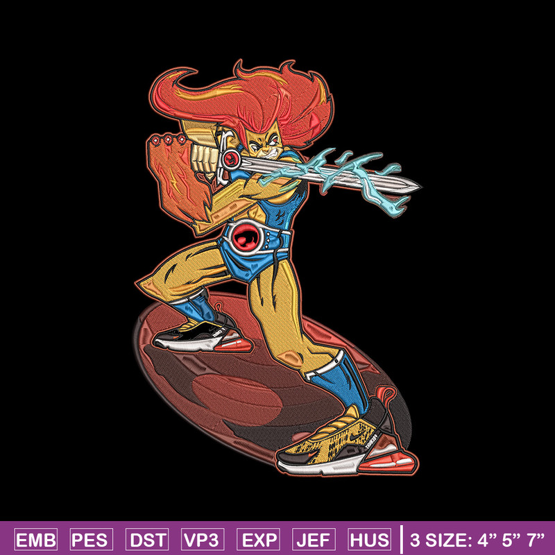 Lion O Embroidery Design, ThunderCats Embroidery, Embroidery File, Anime Embroidery, Anime shirt, Digital download.jpg