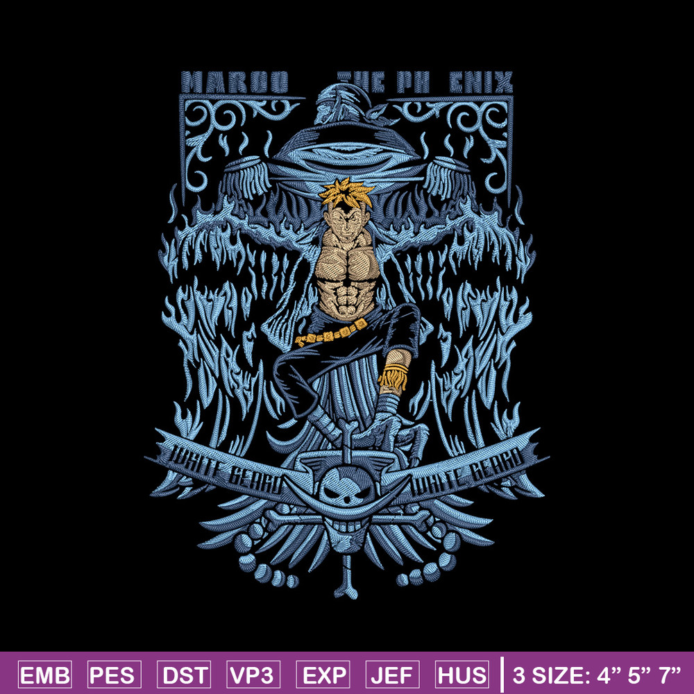 Marco poster Embroidery Design,One piece Embroidery, Embroidery File, Anime Embroidery, Anime shirt, Digital download.jpg