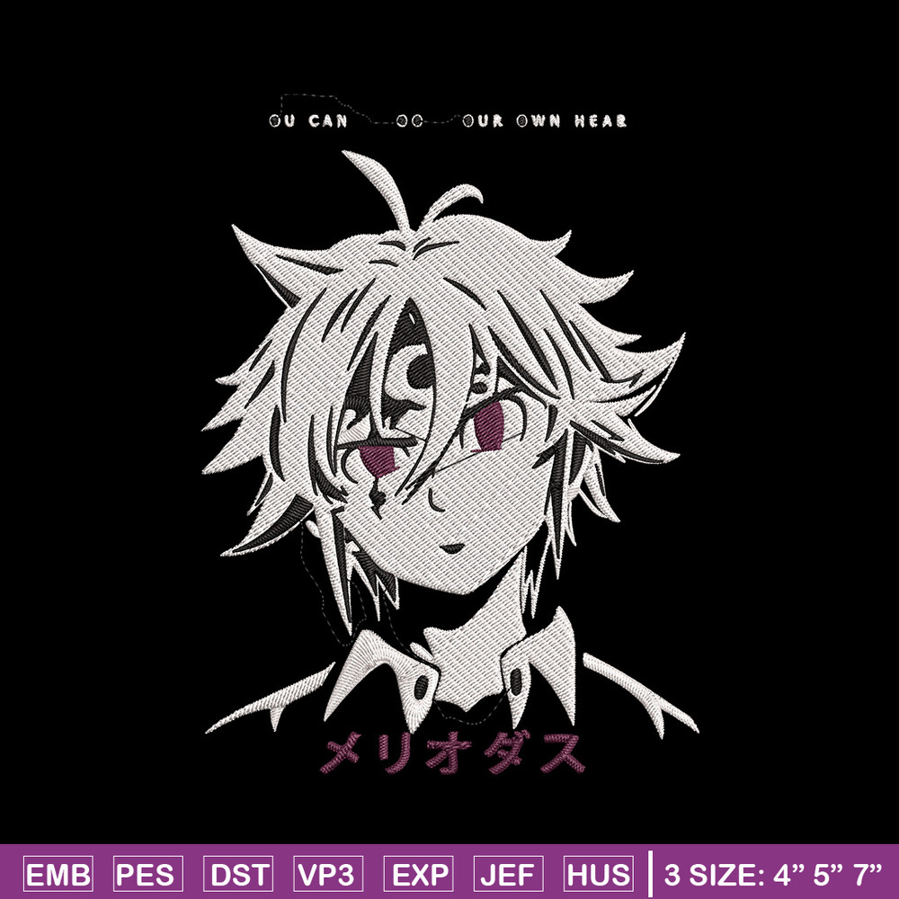Meliodas Embroidery Design, Seven Deadly Sins Embroidery, Embroidery File,Anime Embroidery, Anime shirt,Digital download.jpg