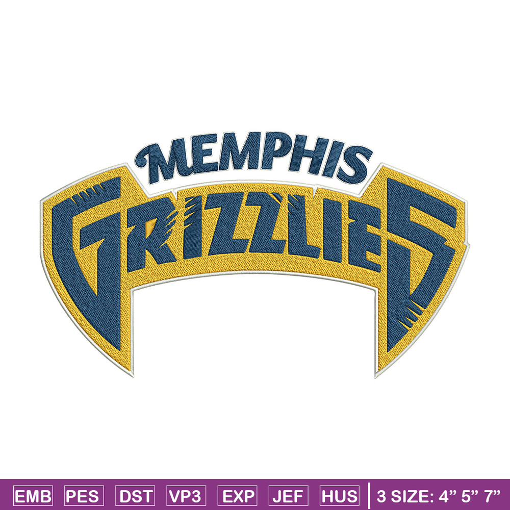 Memphis Grizzlies logo embroidery design, NBA embroidery, Sport embroidery,Embroidery design, Logo sport embroidery.jpg