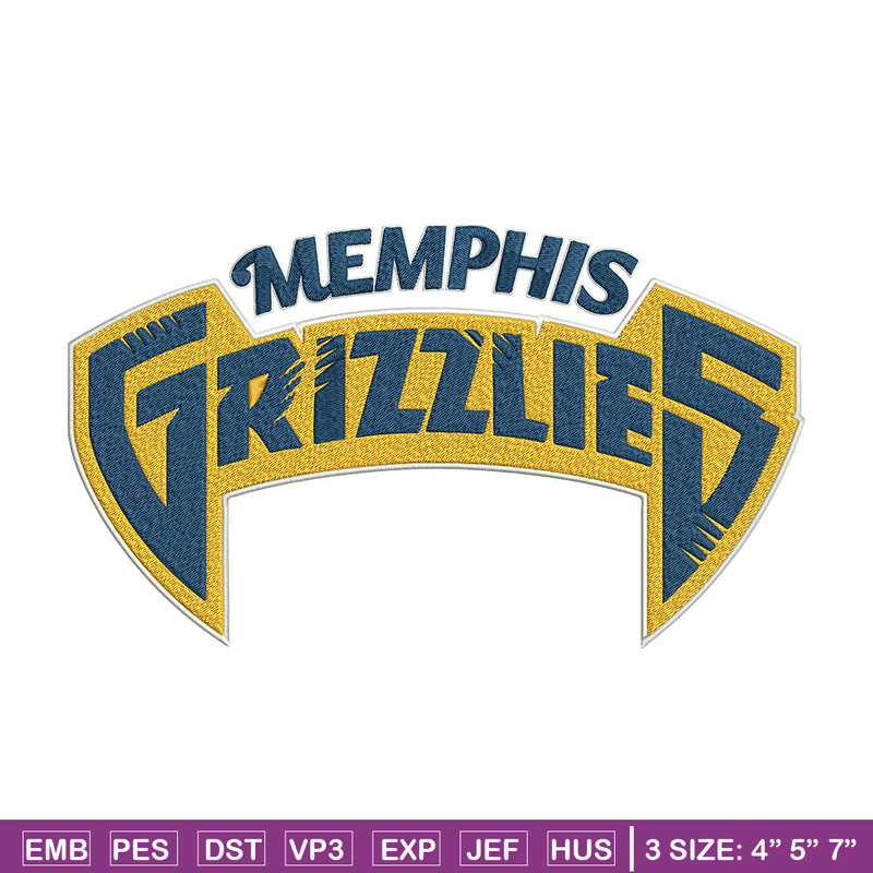 Memphis Grizzlies logo embroidery design, NBA embroidery, Sport embroidery,Embroidery design, Logo sport embroidery.jpg