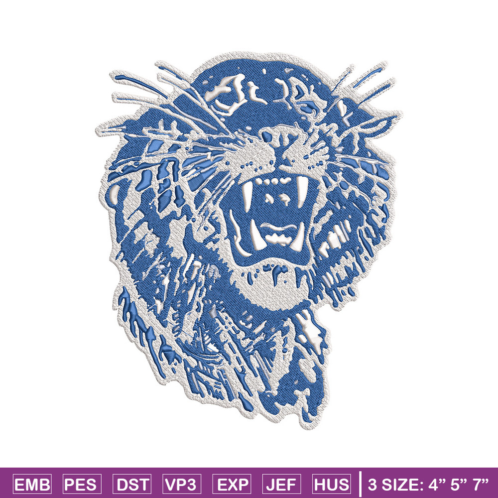Memphis Tigers logo embroidery design, Logo embroidery, Sport embroidery, logo sport embroidery, Embroidery design.jpg