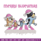 Merry blueymas embroidery design, Bluey embroidery, Chrismas design, Embroidery file, Embroidery shirt, Digital download.jpg