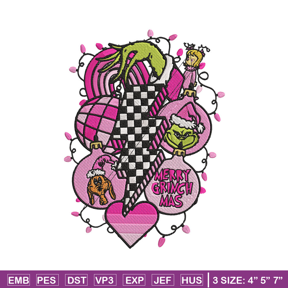 Merry grinchmas Embroidery Design, Grinch Embroidery, Embroidery File, Chrismas Embroidery, Anime shirt,Digital download.jpg