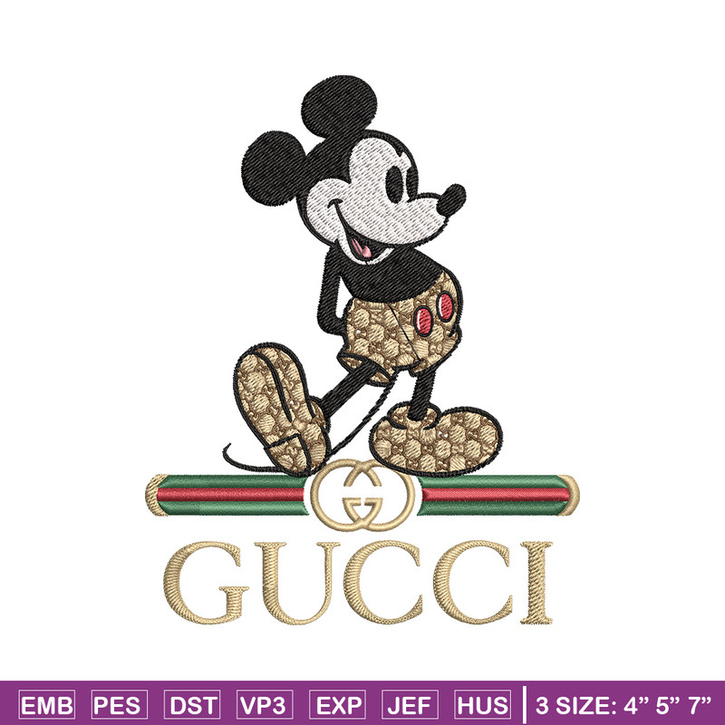 Mickey gucci Embroidery Design, Gucci Embroidery, Embroidery File,Logo shirt, Sport Embroidery,Digital download.jpg