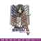 Mikasa ackerman Embroidery Design, Aot Embroidery, Embroidery File, Anime Embroidery, Anime shirt, Digital download.jpg