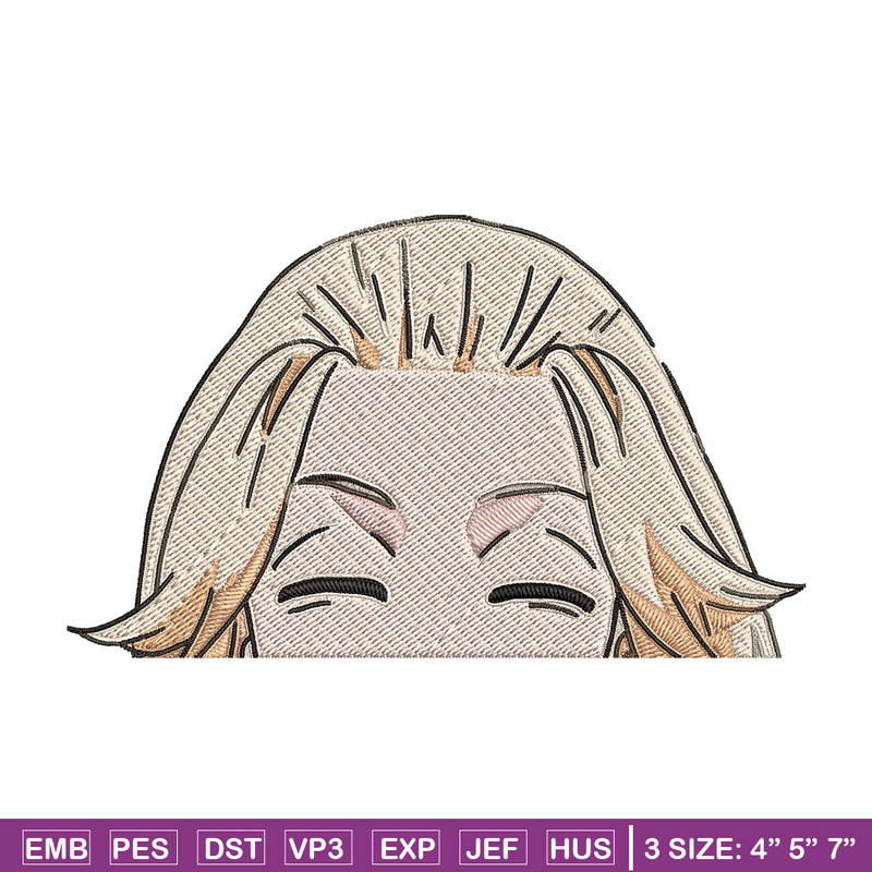 Mikey Peeker Embroidery Design, Tokyo Revengers Embroidery, Embroidery File, Anime Embroidery, Digital download..jpg