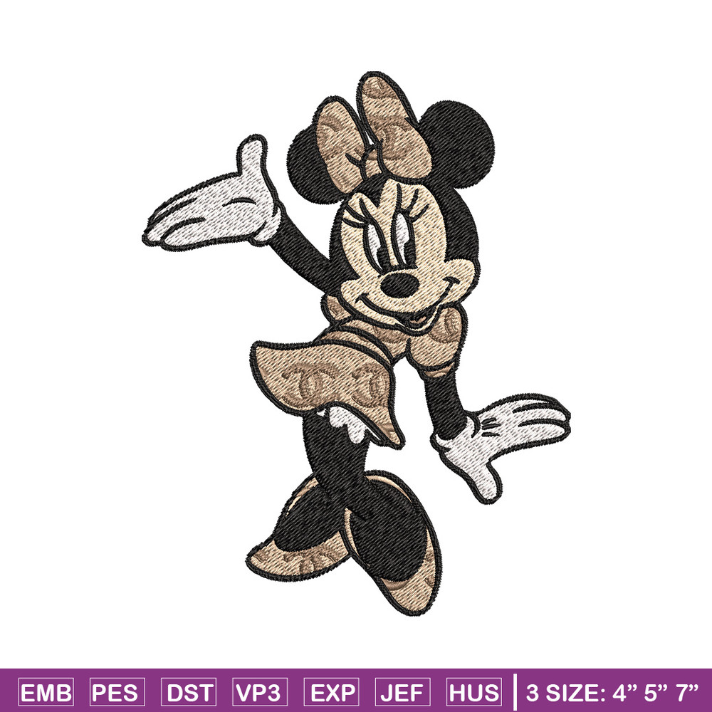 Minnie funny Embroidery Design, Gucci Embroidery, Brand Embroidery, Embroidery File, Logo shirt, Digital download.jpg