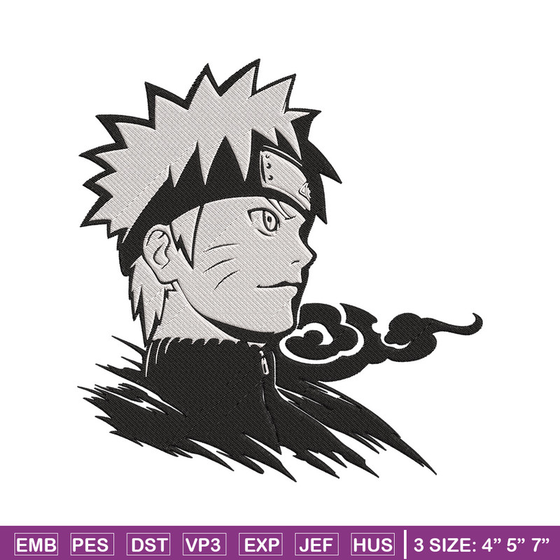 Naruto shippuden Embroidery Design, Naruto Embroidery, Embroidery File, Anime Embroidery, Anime shirt, Digital download.jpg
