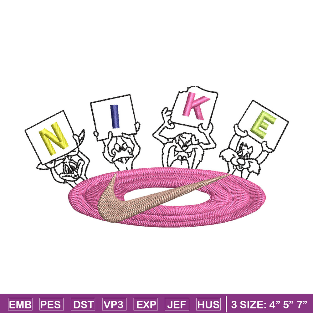 Nike cartoon embroidery design, Cartoon embroidery, Nike design, Embroidery shirt, Embroidery file, Digital download.jpg