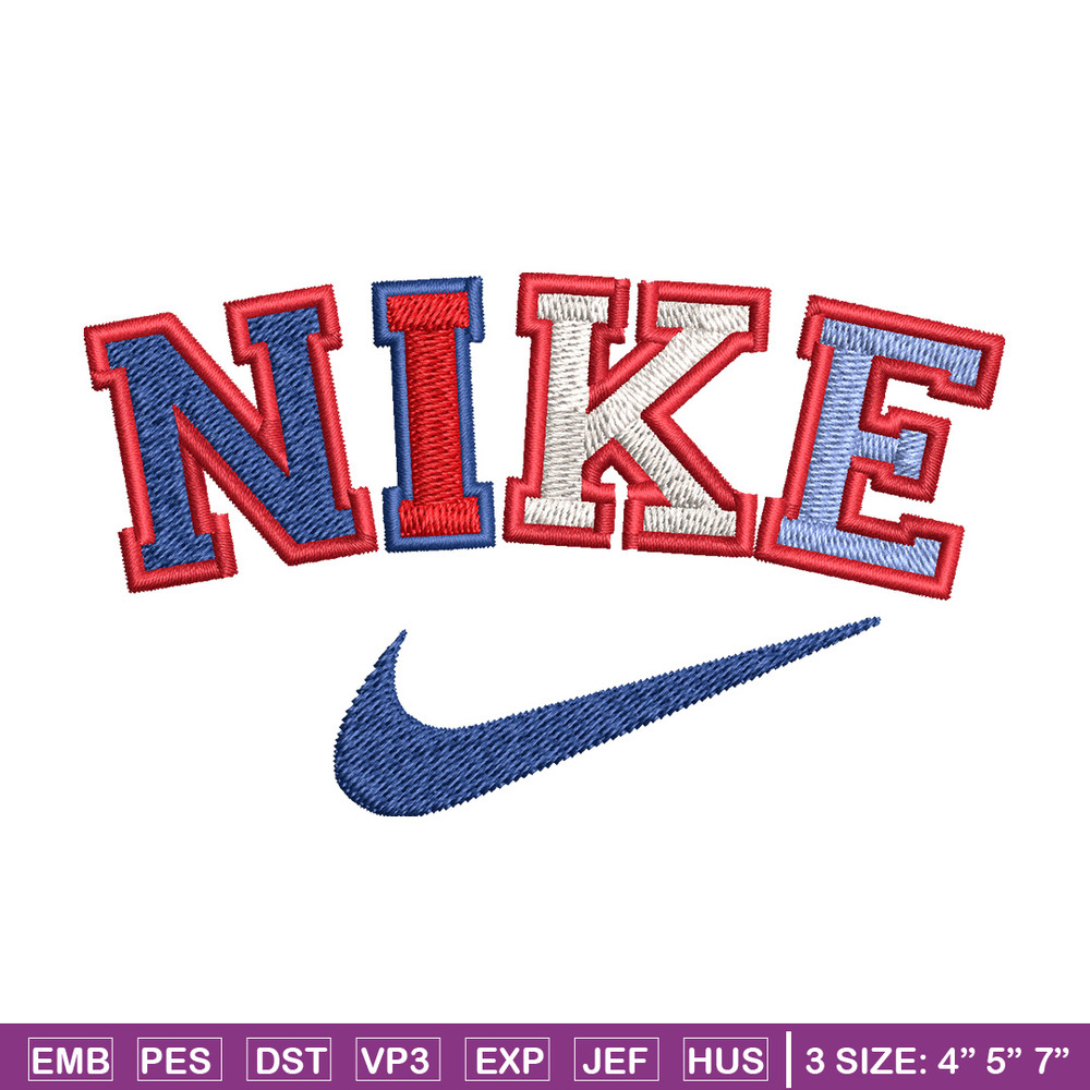 Nike color Embroidery Design, Brand Embroidery, Nike Embroidery, Embroidery File, Logo shirt, Digital download.jpg