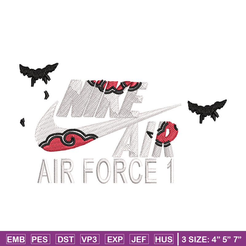 Nike itachi embroidery design, Naruto embroidery, Nike design,Embroidery file,Embroidery shirt,Digital download.jpg