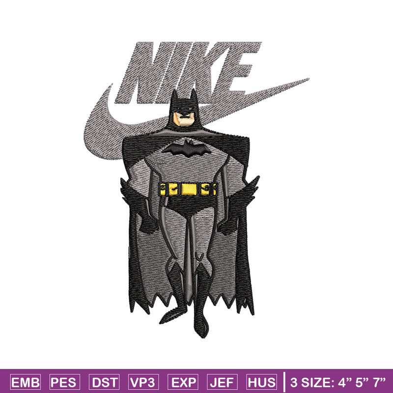 Nike Swoosh Batman Embroidery design, Batman cartoon Embroidery, Nike design, Embroidery file, Instant download..jpg