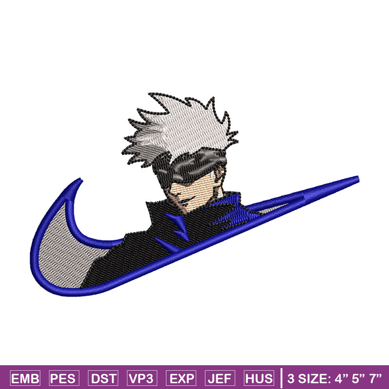 Nike x gojo embroidery design, Jujutsu embroidery, Nike design, Embroidery shirt, Embroidery file,Digital download.jpg