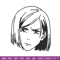 Nobara face Embroidery Design, Jujutsu Embroidery, Embroidery File, Anime Embroidery, Anime shirt, Digital download.jpg