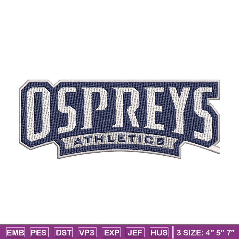 North Florida college embroidery design, College embroidery, Sport embroidery, logo sport embroidery, Embroidery design.jpg