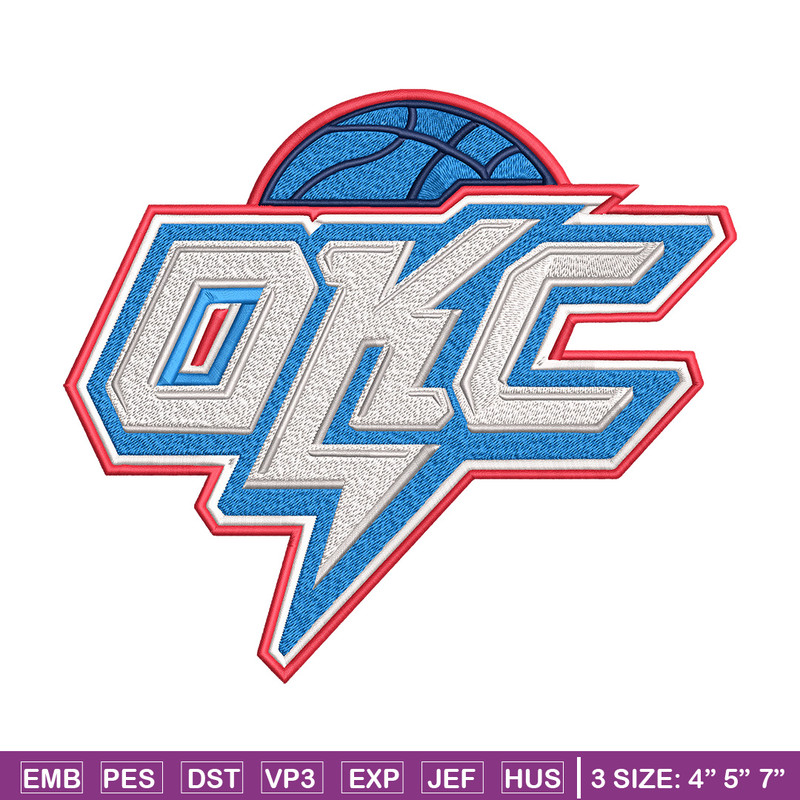 Oklahoma City Thunder logo embroidery design, NBA embroidery, Sport embroidery, Embroidery design, Logo sport embroidery.jpg