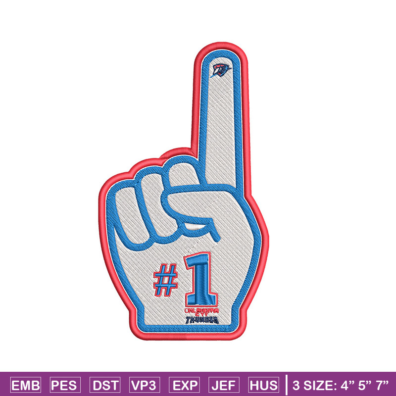 Oklahoma City Thunder no 1 embroidery design, NBA embroidery,Sport embroidery,Embroidery design, Logo sport embroidery.jpg