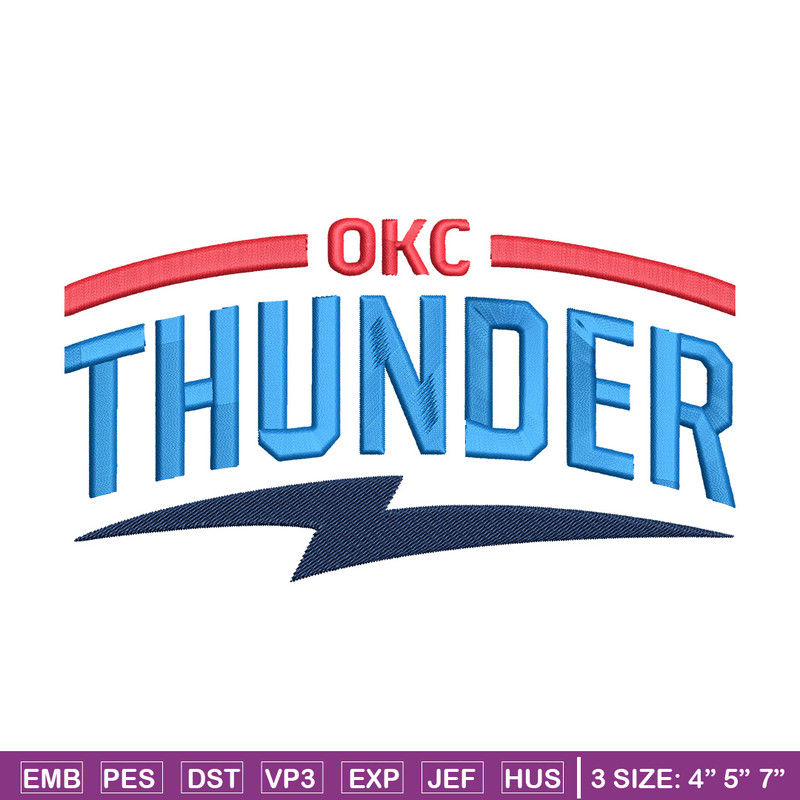 Oklahoma Thunder logo embroidery design,NBA embroidery,Sport embroidery, Embroidery design, Logo sport embroidery.jpg