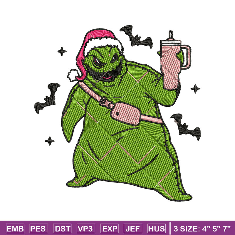 Oogie Boogie Embroidery Design, Chrismas Embroidery, Embroidery File, Anime Embroidery, Anime shirt, Digital download.jpg