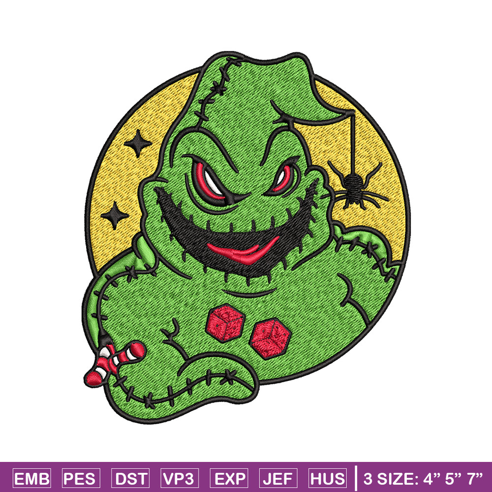 Oogie Boogie laugh Embroidery design, Oogie Boogie Embroidery, halloween design, Embroidery File, Digital download..jpg