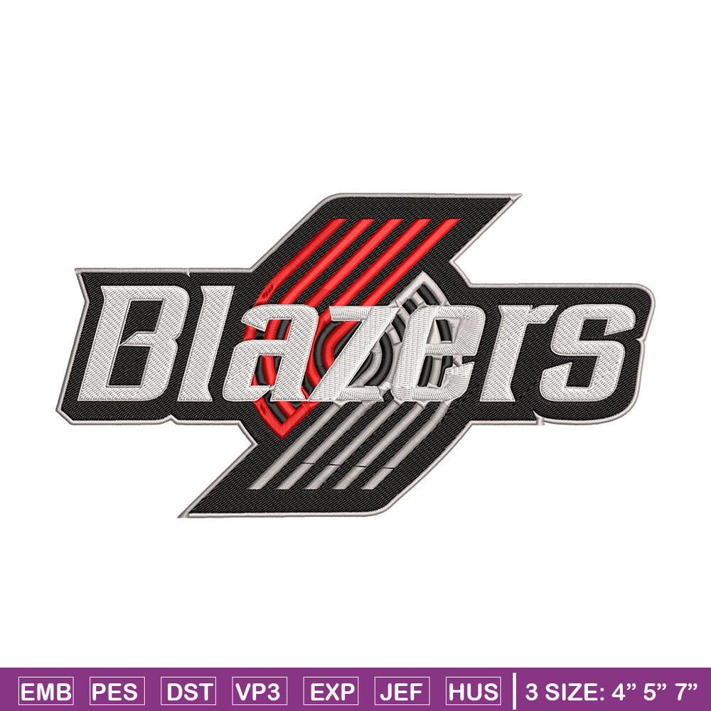 Portland Trail Blazers logo embroidery design, NBA embroidery, Sport embroidery, Embroidery design,Logo sport embroidery.jpg