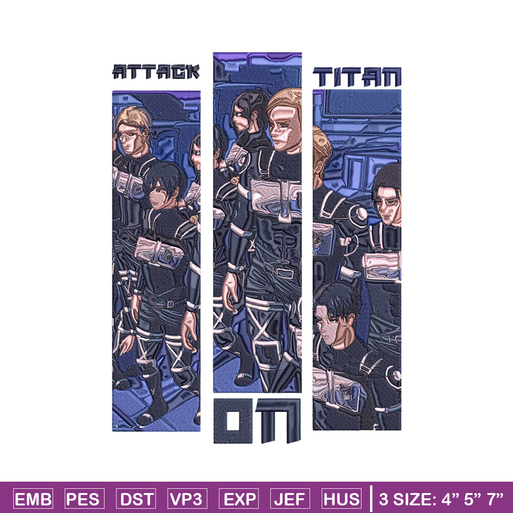 Sentinel Force Embroidery Design, Aot Embroidery, Embroidery File, Anime Embroidery, Anime shirt, Digital download.jpg