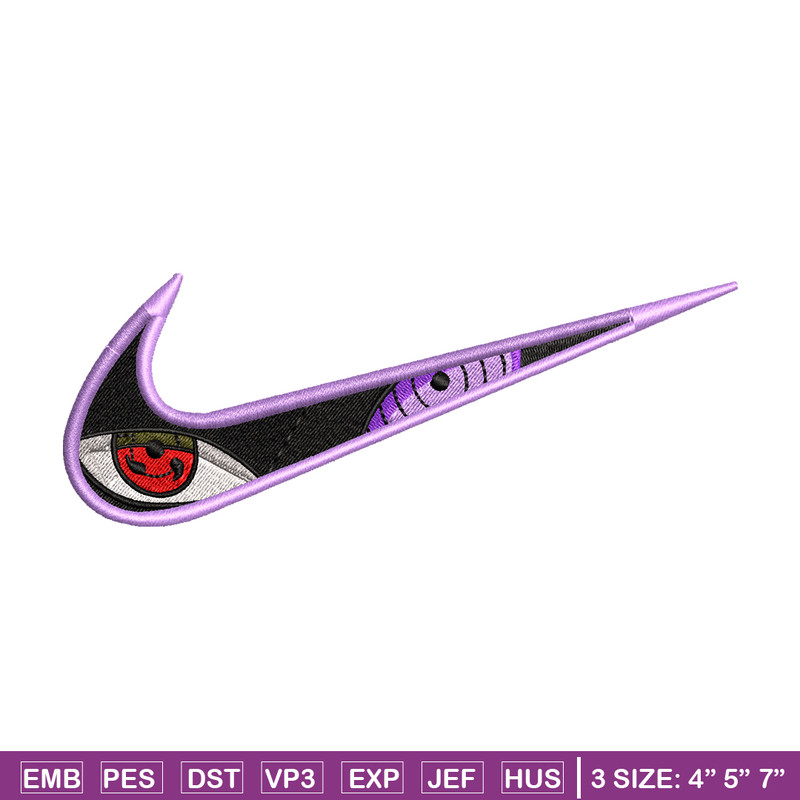 Sharingan Nike embroidery design, Naruto embroidery, Nike design, anime design, anime shirt, Digital download.jpg