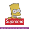 Simpson Supreme Embroidery design, Simpson Embroidery, cartoon design, Embroidery File, logo shirt, Instant download..jpg
