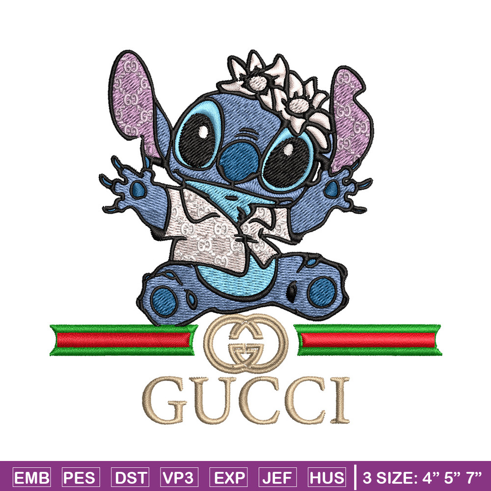 Stitch baby gucci Embroidery Design, Gucci Embroidery, Embroidery File, Logo shirt, Sport Embroidery, Digital download..jpg