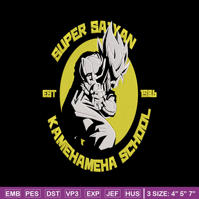 Super saiyan Embroidery Design, Dragonball Embroidery, Embroidery File, Anime Embroidery, Anime shirt, Digital download.jpg