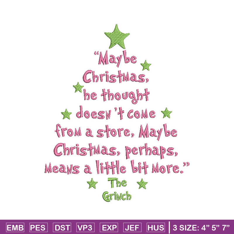The Grinch embroidery design, Grinch embroidery, Chrismas design, Embroidery shirt,Embroidery file,Digital download.jpg