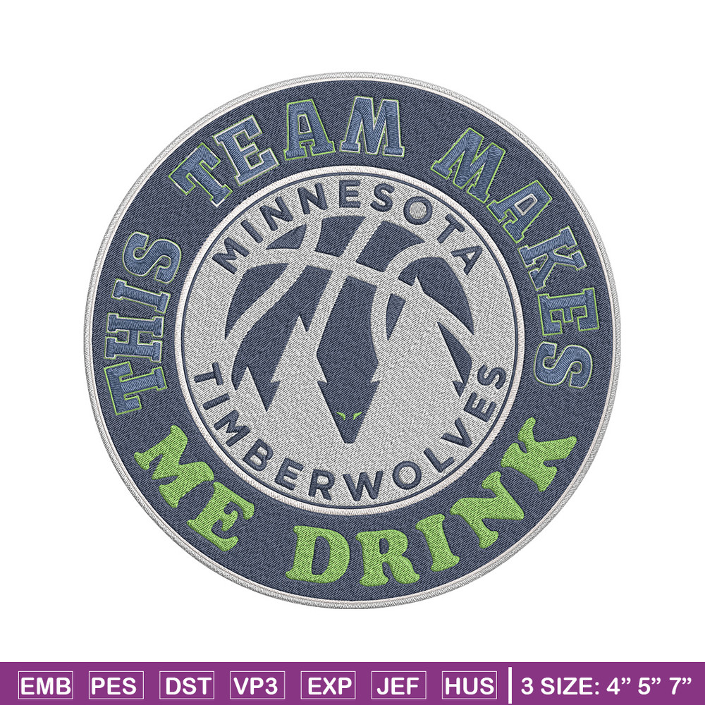 Timberwolves basketball embroidery design, NBA embroidery, Sport embroidery, Embroidery design, Logo sport embroidery..jpg