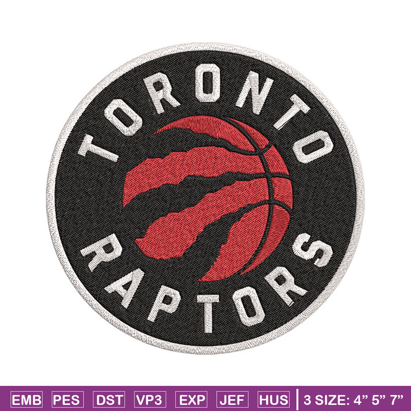 Toronto Raptors design embroidery design, NBA embroidery, Sport embroidery,Embroidery design, Logo sport embroidery..jpg