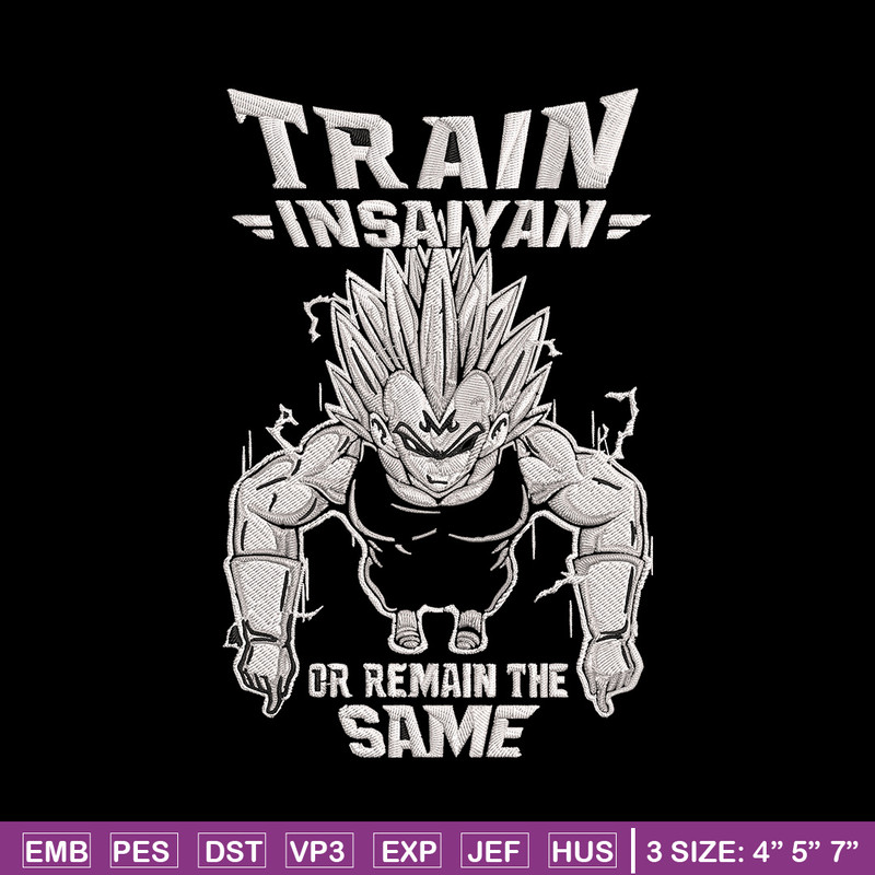Train in saiyan Embroidery Design, Dragonball Embroidery,Embroidery File, Anime Embroidery, Anime shirt,Digital download.jpg
