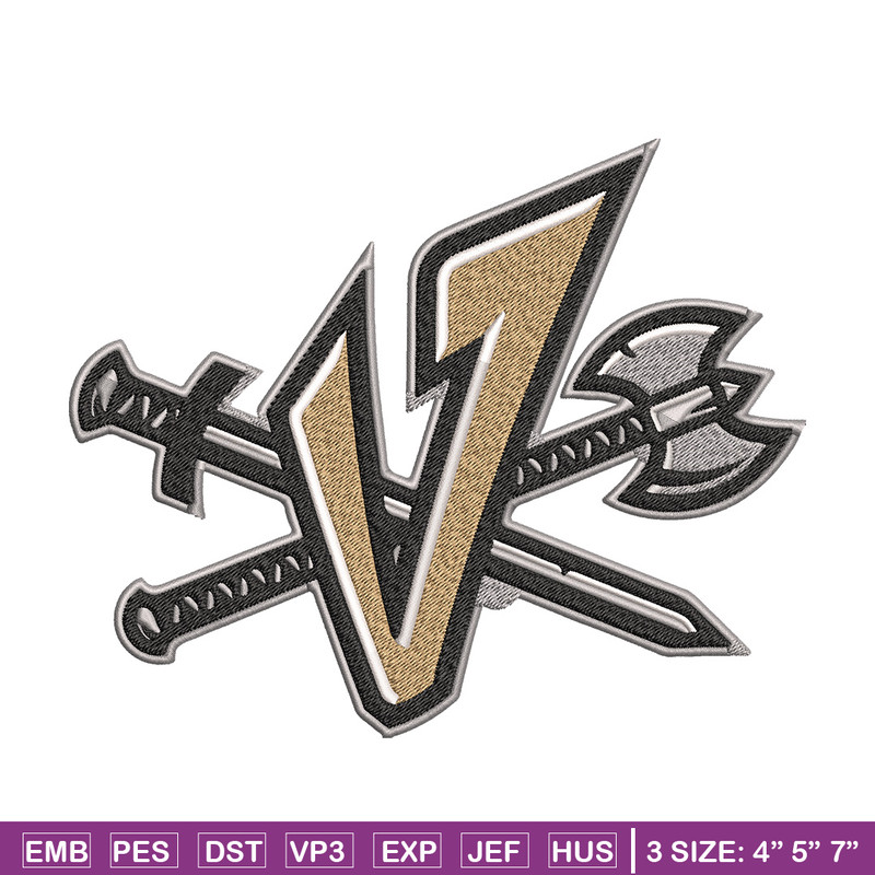 University of Idaho embroidery design, College embroidery,Sport embroidery, logo sport embroidery, Embroidery design.jpg