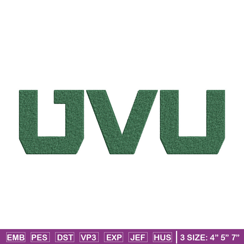 Utah valley logo embroidery design, Basketball embroidery, Sport embroidery, logo sport embroidery, Embroidery design.jpg
