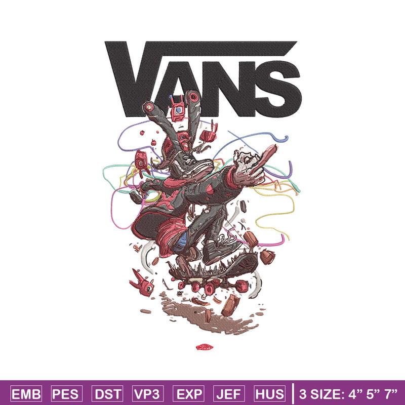 Vans logo Embroidery Design, Vans Embroidery, Embroidery File, Anime Embroidery, Anime shirt, Digital download.jpg