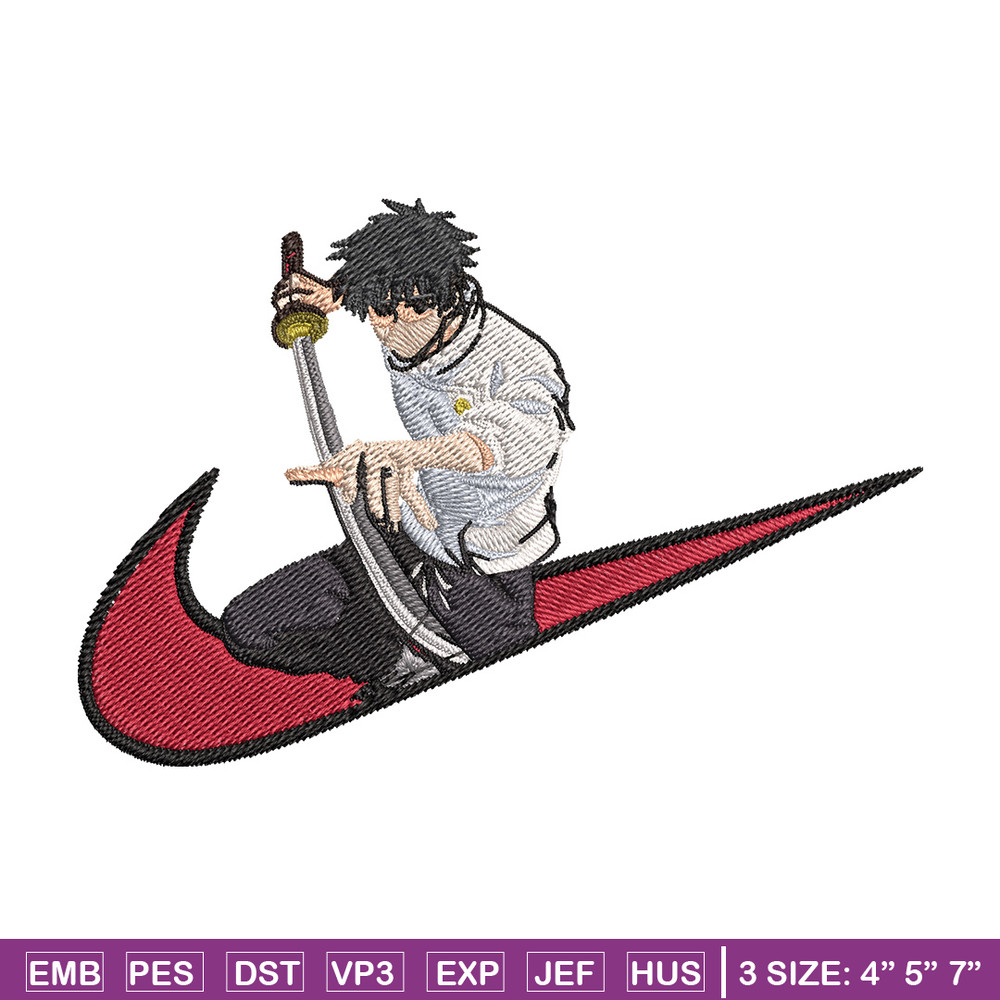 Yuuta x nike Embroidery Design, Jujutsu Embroidery, Embroidery File, Nike Embroidery, Anime shirt, Digital download.jpg