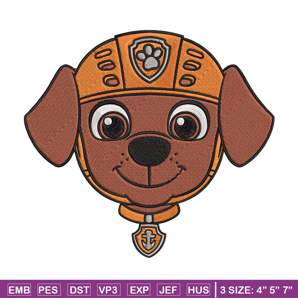Zuma dog Embroidery Design, Paw Patrol Embroidery, Embroidery File, Anime Embroidery, Anime shirt, Digital download.jpg