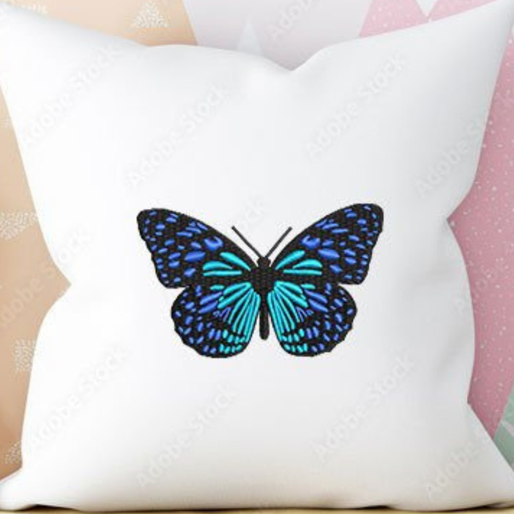 Butterfly Embroidery Design Instant Download For Custom Apparel 0