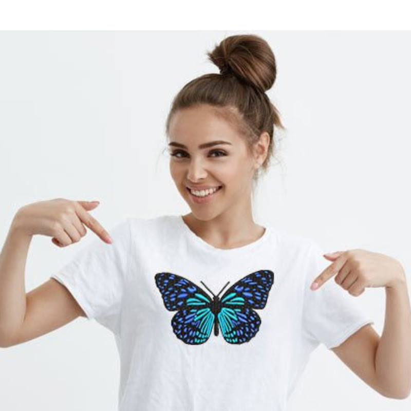 Butterfly Embroidery Design Instant Download For Custom Apparel 2