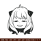 Anya meme Embroidery Design, Spy x family Embroidery, Embroidery File, Anime Embroidery, Anime shirt, Digital download.jpg