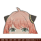 Anya Peek Embroidery Design, Spy x family Embroidery, Embroidery File, Anime Embroidery, Anime shirt, Digital download.jpg