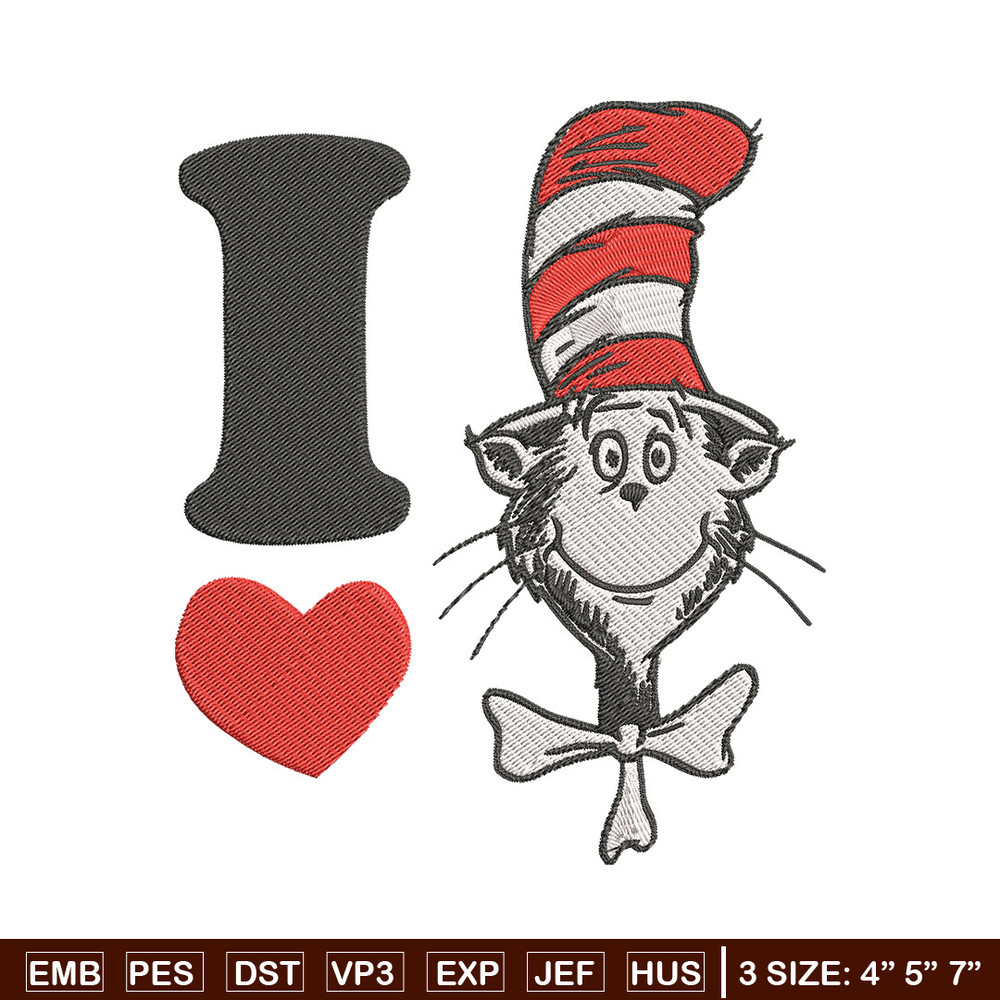Dr seuss Love Embroidery Design, Dr seuss Embroidery, Embroidery File, logo shirt, Embroidery logo, Digital download..jpg